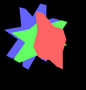 Animated three-dimensional view of the multilayer mutilated gear simulation.